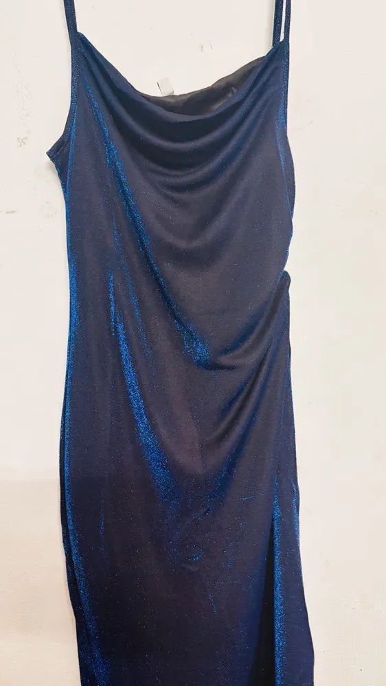 blue silk dress prom Royal Blue Satin Mermaid Sweetheart Prom Dresses, MP1053 main image 1