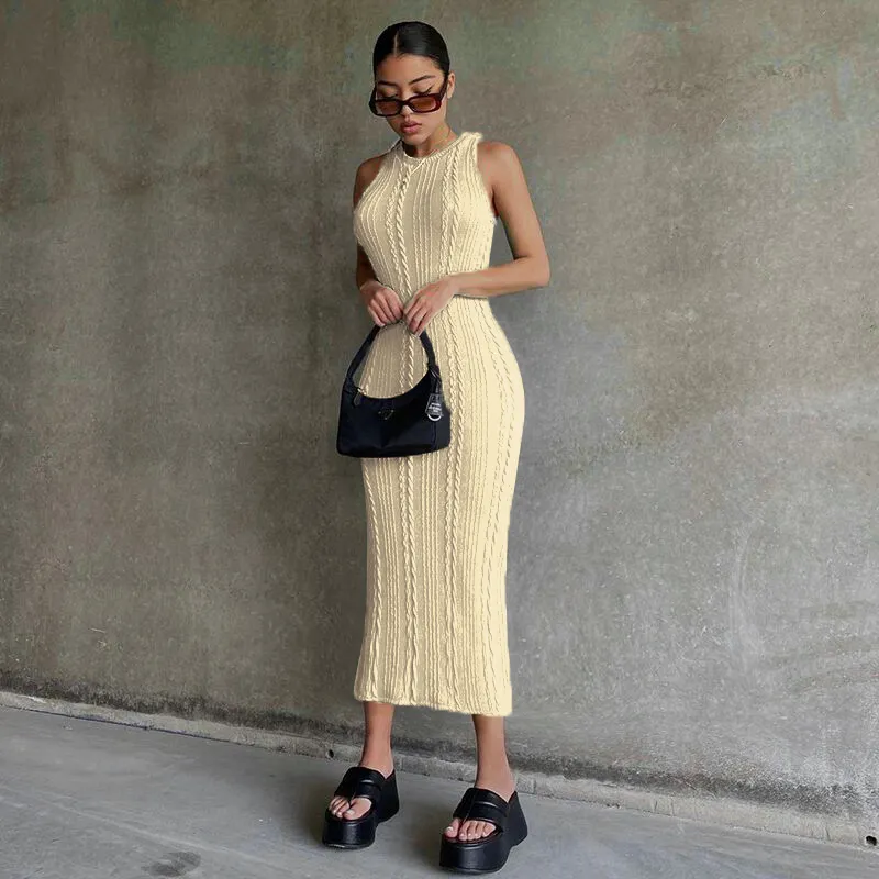 Textured Bodycon Dress - Image 1
