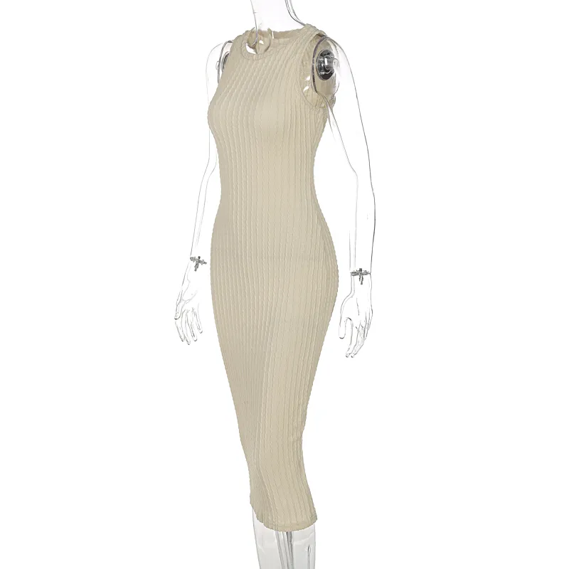 Textured Bodycon Dress - Image 3