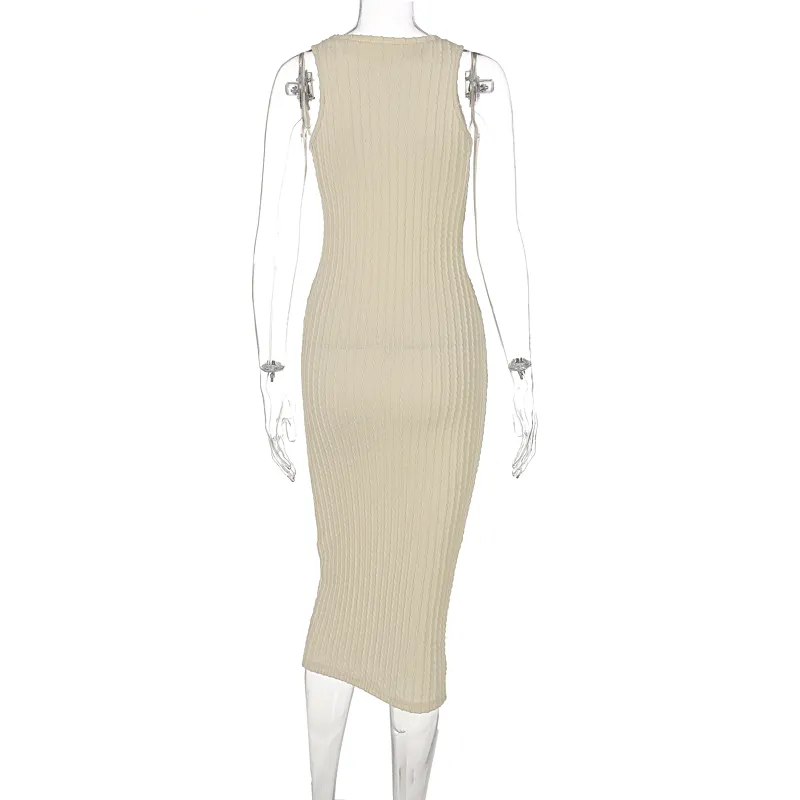 Textured Bodycon Dress - Image 4