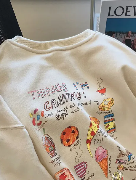 Oversized Graphic Pullover - Image 1
