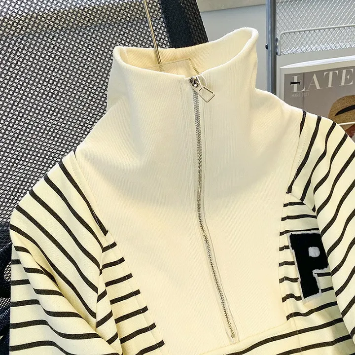 Oversized Striper Sweatshirt - Image 2