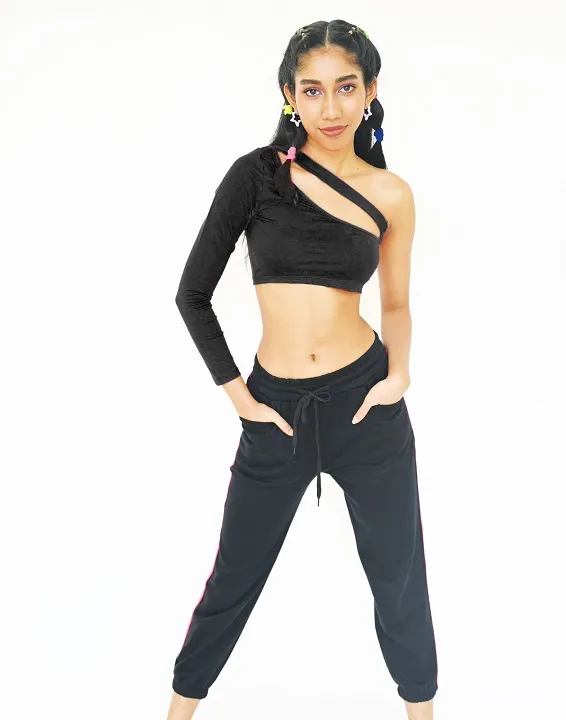 One Shoulder Cut-Out Top - Image 1