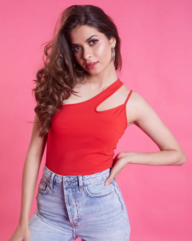 One Shoulder Cut-out Top - Image 1