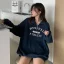 Oversized Collared Sweatshirt