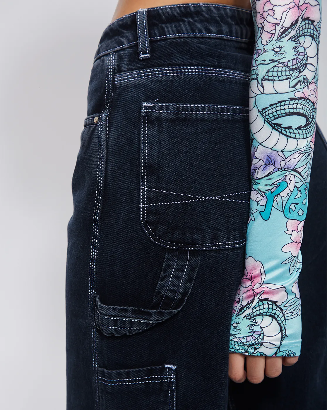 Mid Rise Wide Leg Denim - Image 5
