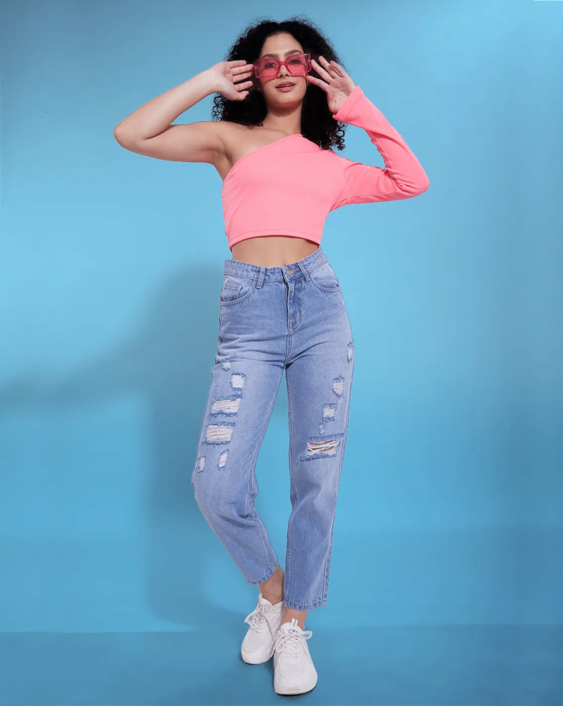 Disteressed Mom Denim - Image 1