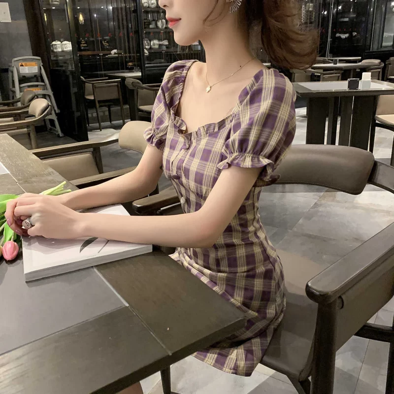 Mサイズ andmary Karen check mini dress ⑧ andmary on X: 