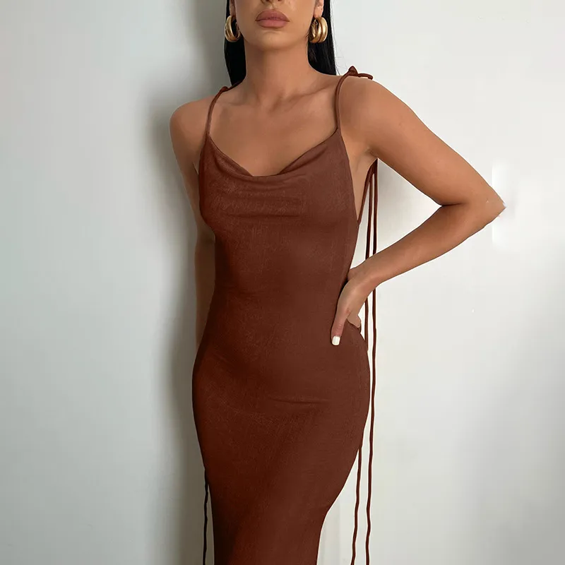 Bodycon Maxi Dress - NEWME