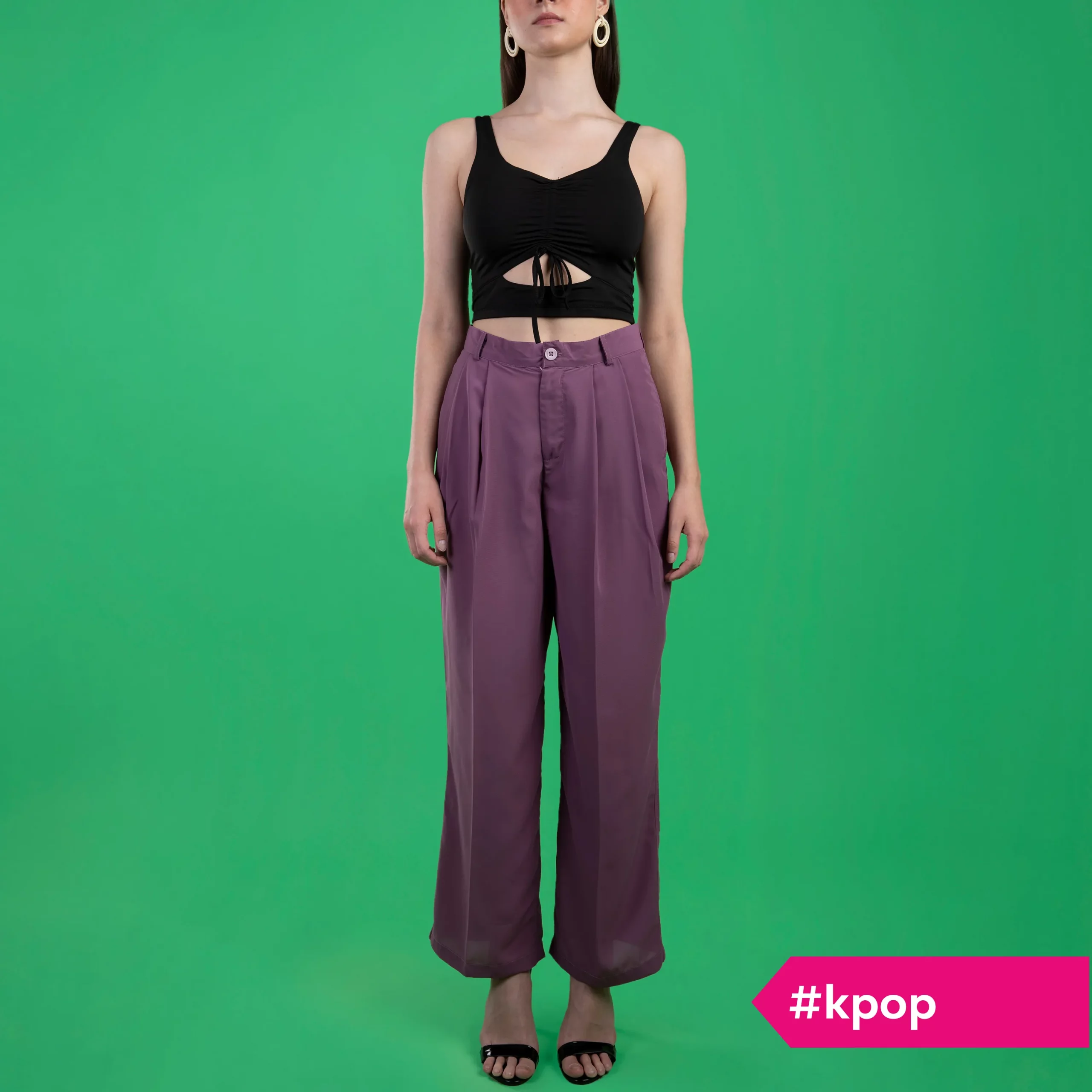 Solid Korean Pants newme