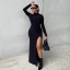 Full Sleeve Side Slit Dress