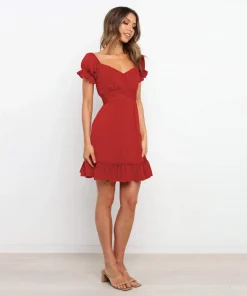 Off Shoulder Fit Flare Dress