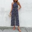 Polka Tie Up Jumpsuit