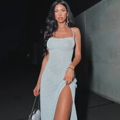 Sleeveless Bodycon Maxi Dress - NEWME