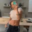 Cap Sleeve Lace Crop Top