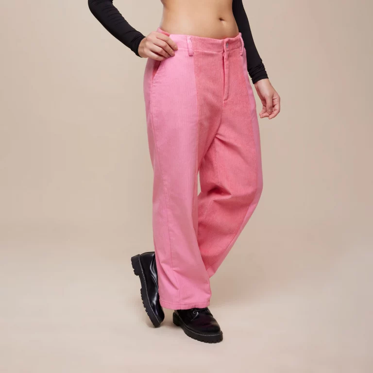 Corduroy Straight Leg Pants - Image 1