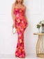 Geometric Print Maxi Dress