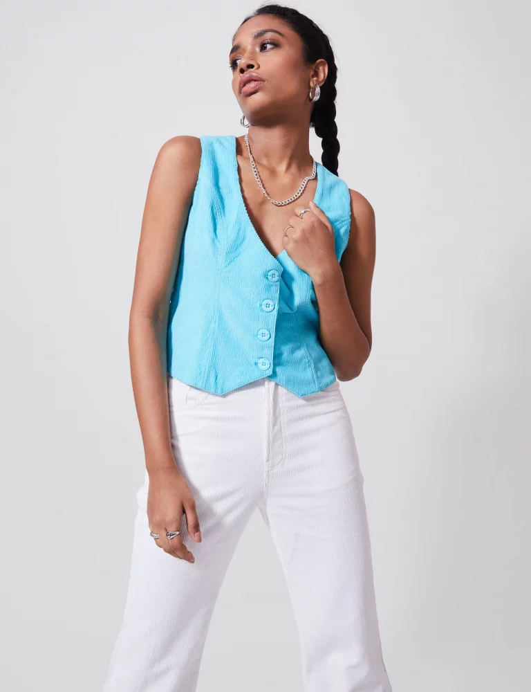 Corduroy Waist Coat - Image 1
