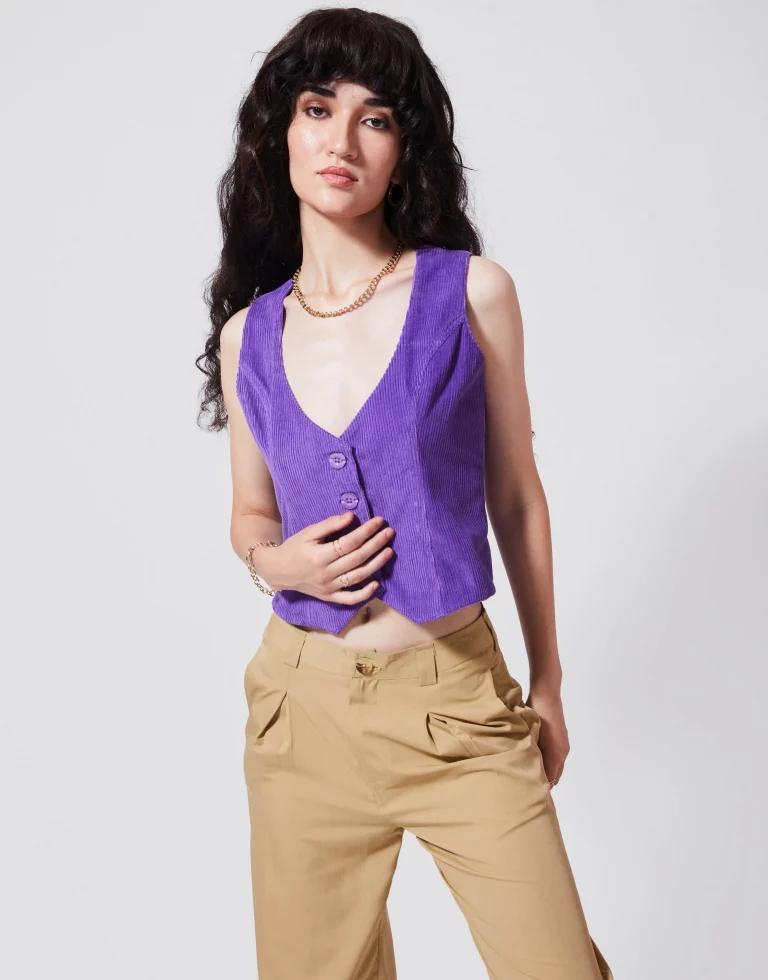 Corduroy Waist Coat - Image 1