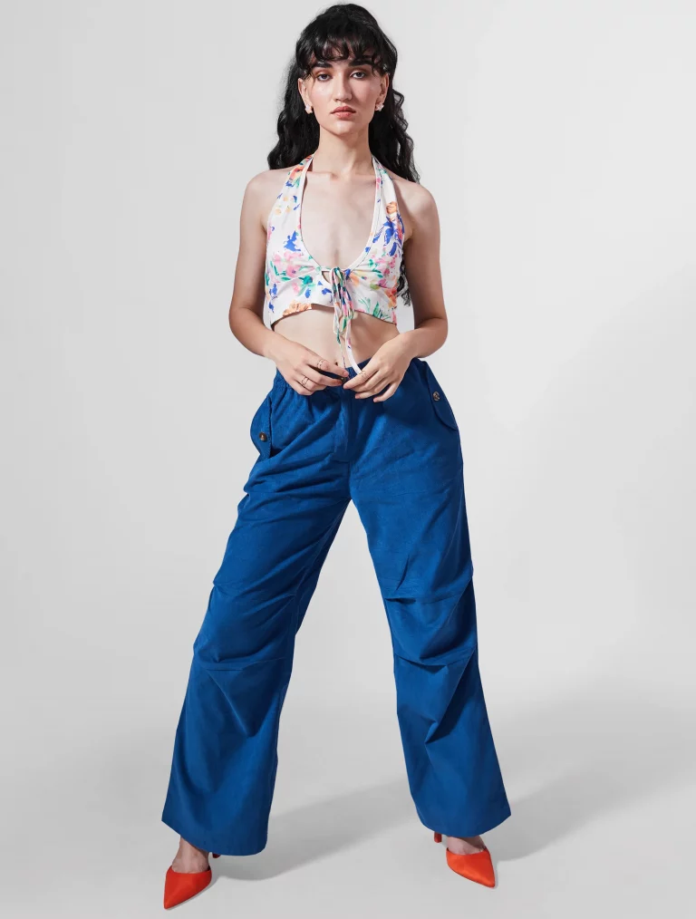 Corduroy Parachute Pants - Image 1