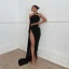 Cut Out High Slit Maxi Dress