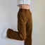 Corduroy Straight Leg Pants