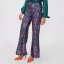 Printed Wide Leg Pants