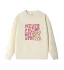 Never Give Up Printed Casual Sweatshirt