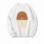 Long Sleeve Crew Neck Applique Sweatshirt