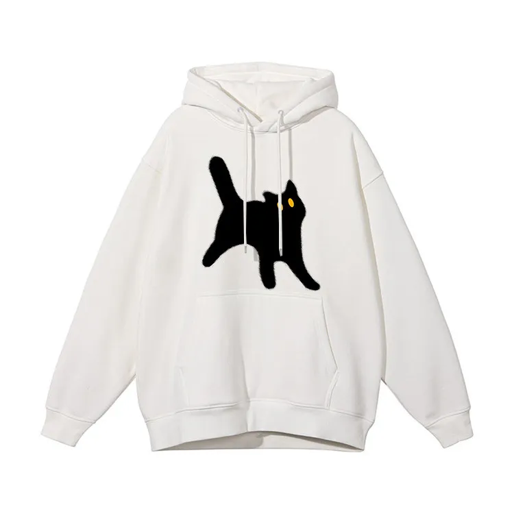 Kawaii Cat Printed Casual Sweatshirt - Image 1