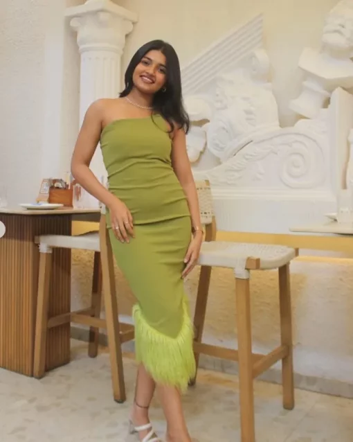 One Shoulder Bodycon Dress - NEWME