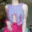 Streetwear Hand Knitted Wool Tank Sweater