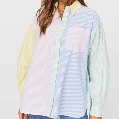 新品未使用、タグ付き　amne PIMA Stripe HS shirts NM-PRC-108-SHT-23-NOV-106-