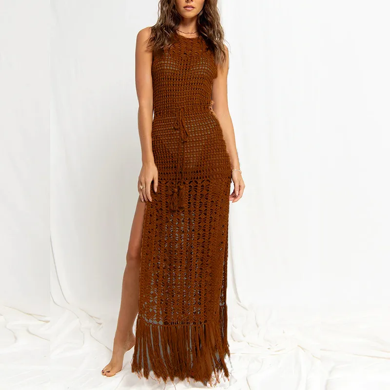 【韓国人気★RECTO】SUMMER KNIT DRESS ピーチベージュ 8056255704219---