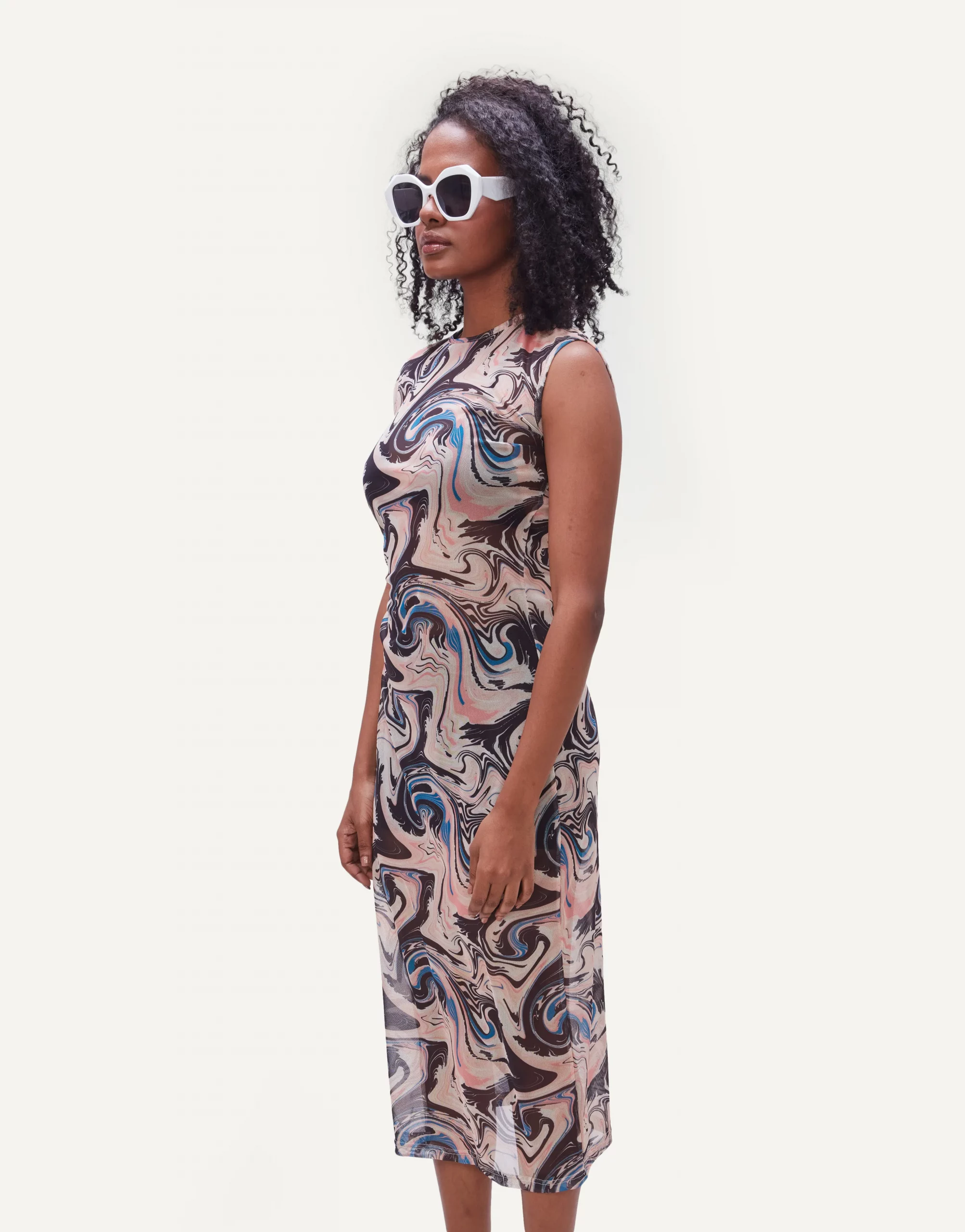 新品MEDI INDIAN POOL MARBLE DRESS 05101-