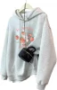 Graphic Printed Oversized Hooded Sweatshirt
