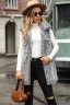 Buttoned Down Collared Vest Jacket With Pockets