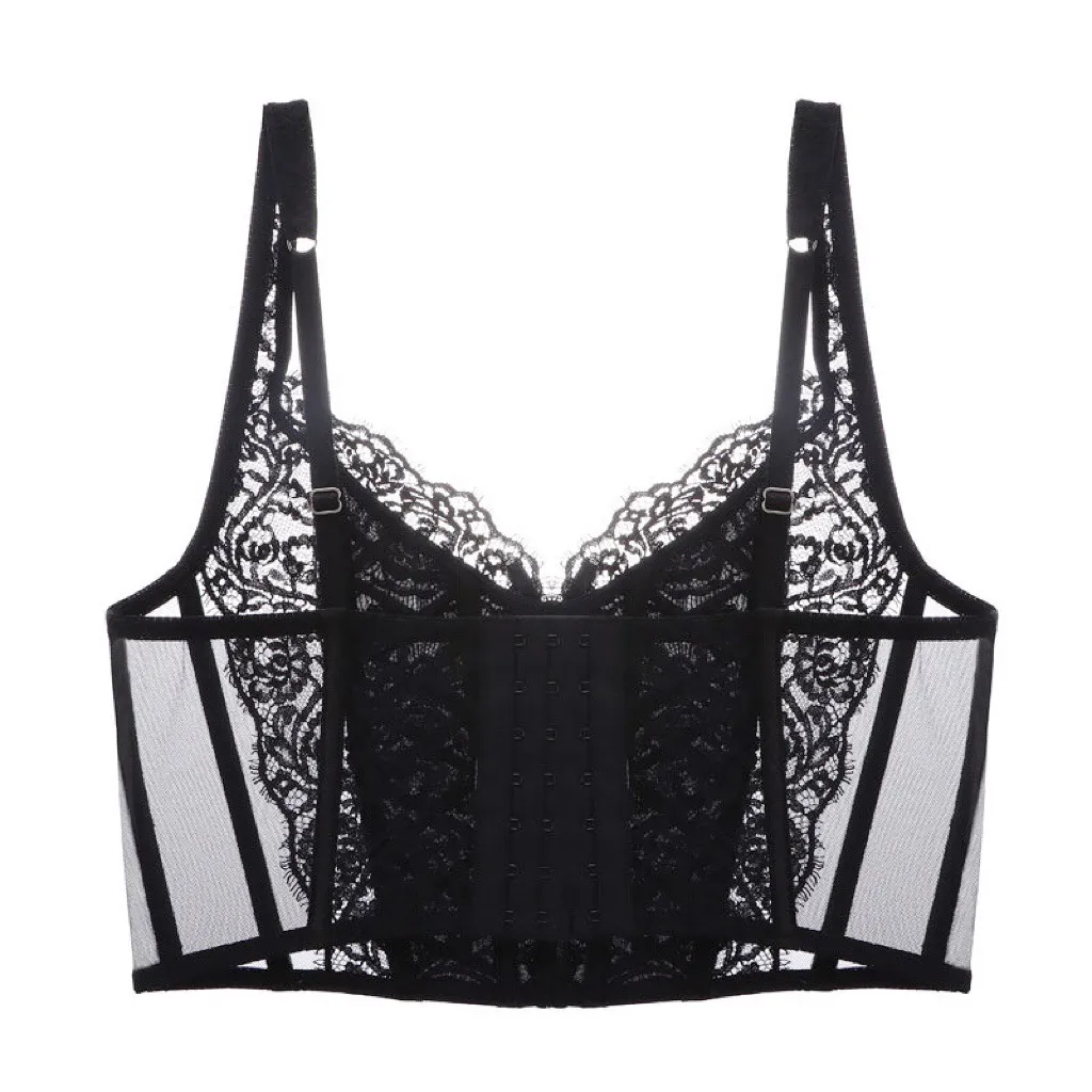 L&t Nixie Mesh Bralette Black main image 1
