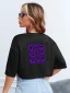 Smilies Printed Crop Tshirt