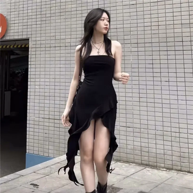 Tube Ruffle Dress