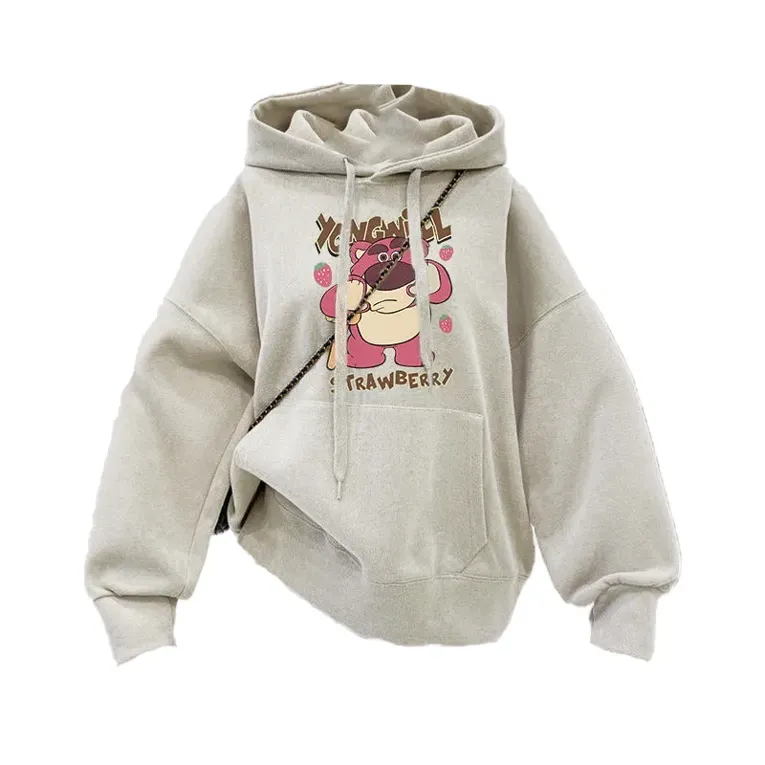 Cartoon Graphic Printed Casual Sweatshirt - Image 1