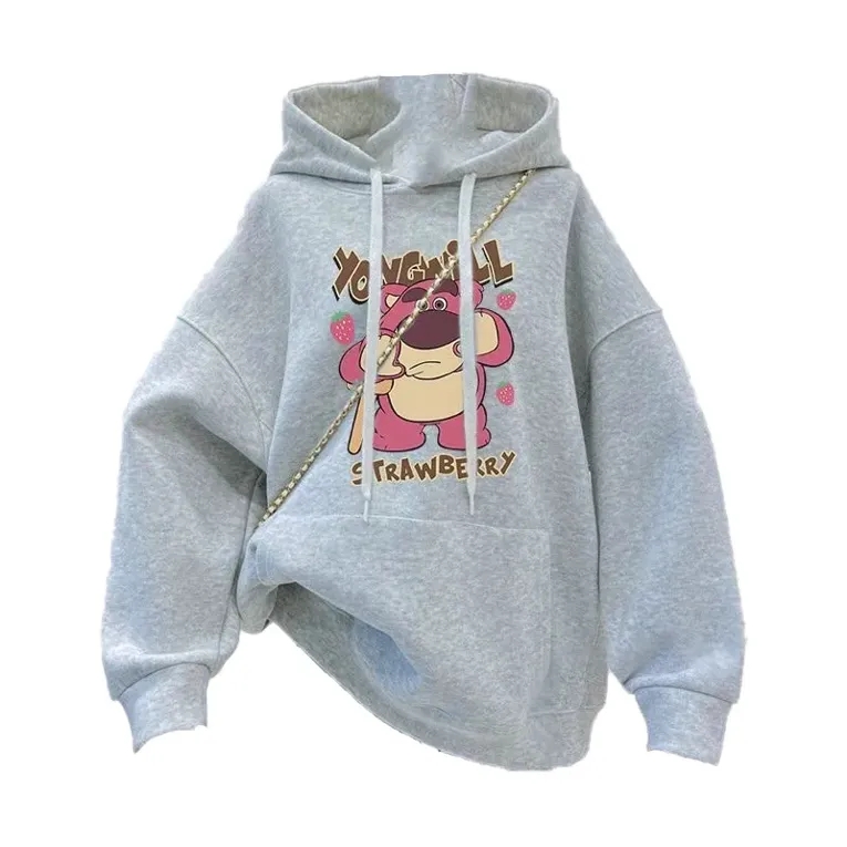 Cartoon Graphic Printed Casual Sweatshirt - Image 1