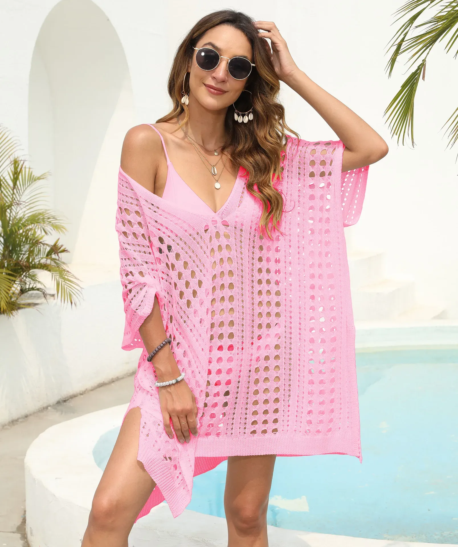 【韓国人気★RECTO】SUMMER KNIT DRESS ピーチベージュ Beige Wool Tube Dress – La Garçonne