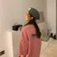 Pink Oversized Longline Tshirt