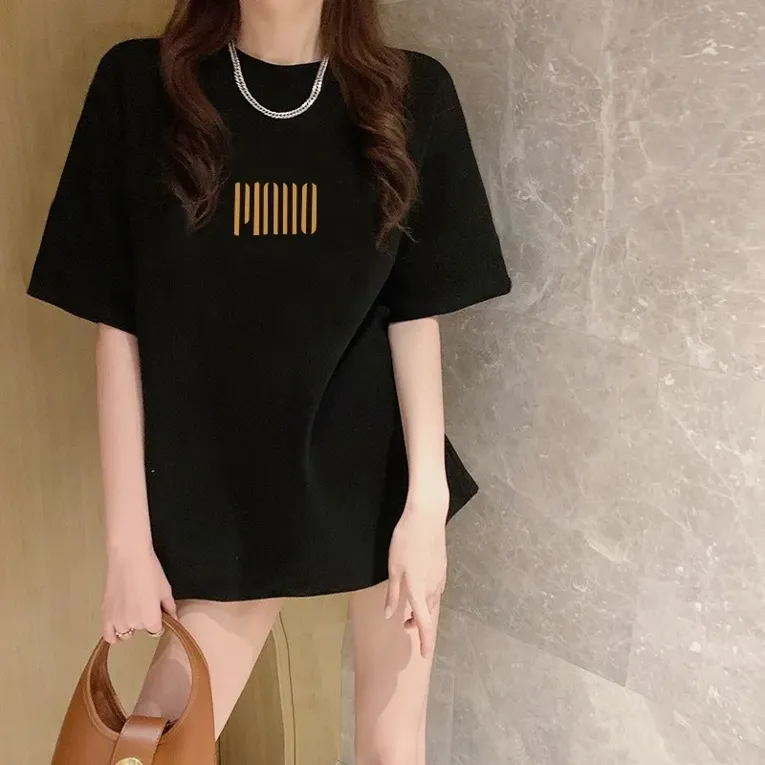 Black Oversized Typographic Tshirt - Image 1