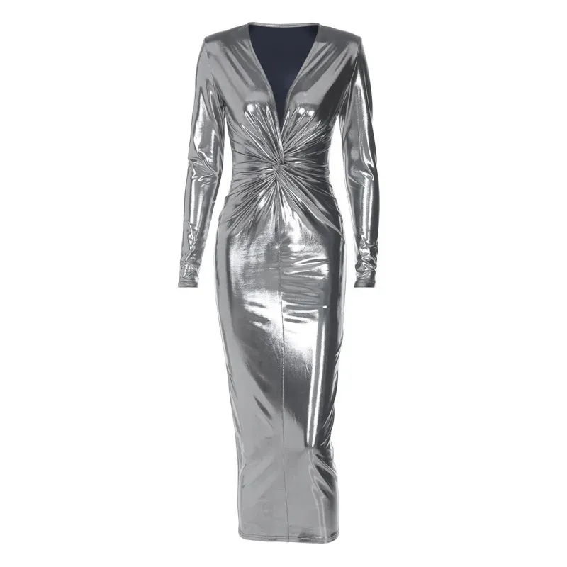 ANDRESD 即完売  detached sleeve dress グレー L ANDRESD 即完売 detached sleeve dress グレー