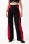 Red and Black Colour Block Trousers