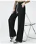 Black Baggy Track Pant