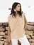 Beige Solid Casual Shirt