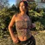 Light Brown Leopard Print Cami Top